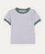 Tipped Tee: Lilac
