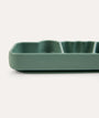 Silicone Stick and Stay plate Croco: Green