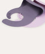 2-Pack Silicone Bibs: Lilac Mix