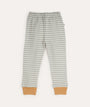 Organic Pyjamas: Grey Stripe