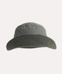 Reversible Quilted Hat: Pewter Green