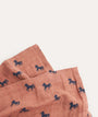 2-Pack Lewis Muslin Cloth: Horses / Dark rosetta