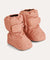Heather Baby Booties: Tuscany Rose New
