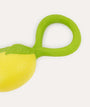 Lemon Baby Rattle & Teether: Yellow