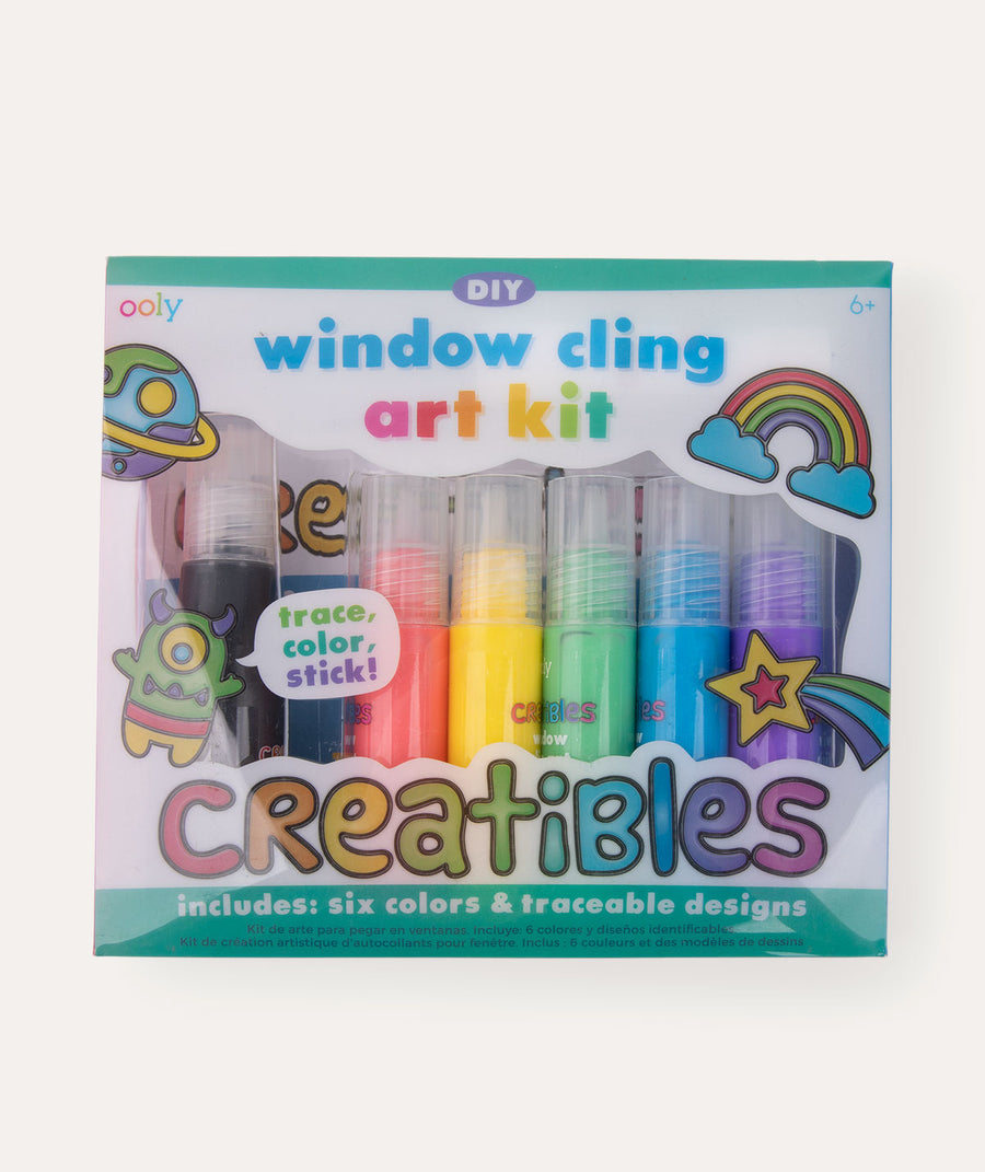 Creatibles DIY Window Cling Art Kit - 7 Piece Set